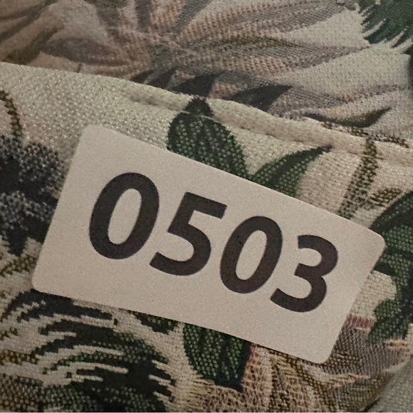 Urban Outfitters Floral Embroidered Textured Pelmet Mini Skirt Medium Green - Picture 10 of 10